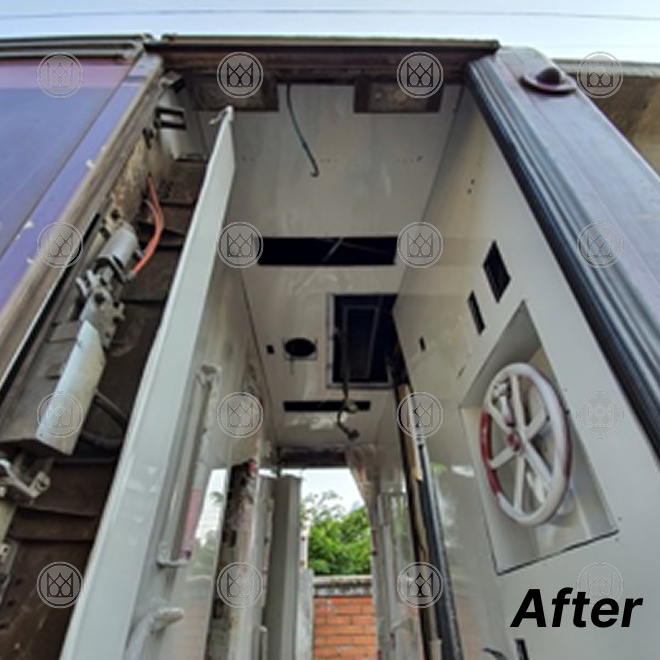 After — structure restored